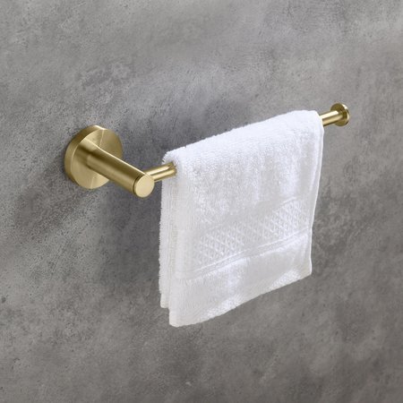 Kibi Circular 10 inch Bathroom Towel Bar KBA1403BG